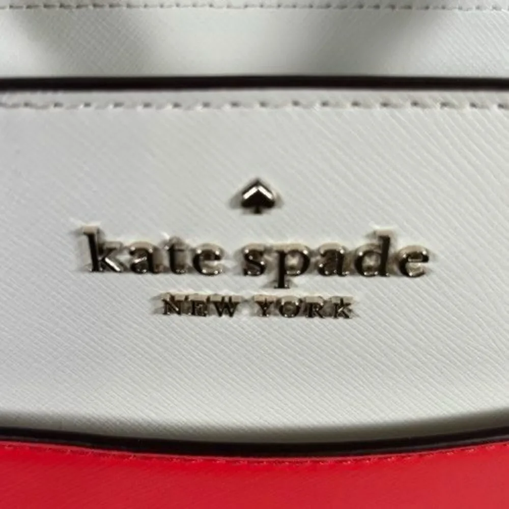 Kate Spade Staci Cameron Leather Satchel Crossbody Patriotic Summer 4th of July